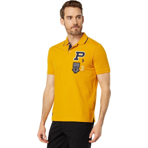  U.S. POLO ASSN. Slim Fit Multi Patch Pique Knit Shirt