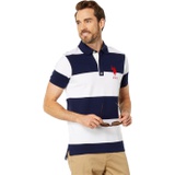 U.S. POLO ASSN. Slim Fit Yarn-Dye Stripe Pique Knit Shirt