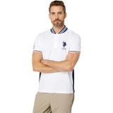 U.S. POLO ASSN. Slim Fit Baseball Collar Pique Knit Shirt