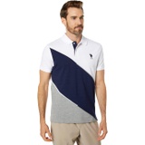 U.S. POLO ASSN. Slim Fit Color-Block Pique Knit Shirt