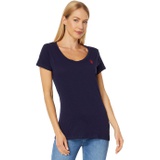 U.S. POLO ASSN. Scoop Neck Solid T-Shirt