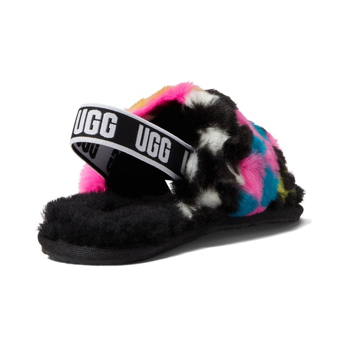 어그 UGG Kids Fluff Yeah Slide Checks (Toddleru002FLittle Kid)