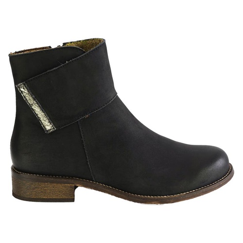  Unity in Diversity La Salle Bootie_BLACK NUBUCK LEATHER