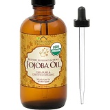 US Organic Jojoba Oil, USDA Certified Organic,100% Pure & Natural, Cold Pressed Virgin, Unrefined, Haxane Free (Regular (4oz, 115ml))