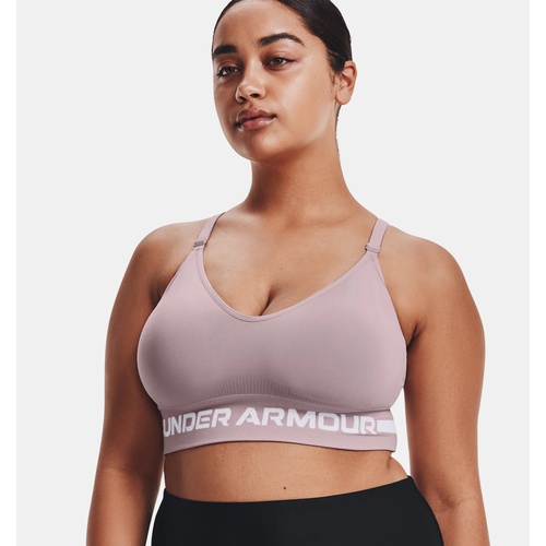 언더아머 Underarmour Womens UA Seamless Low Long Sports Bra