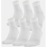 Underarmour Unisex UA Training Cotton Quarter 6-Pack Socks