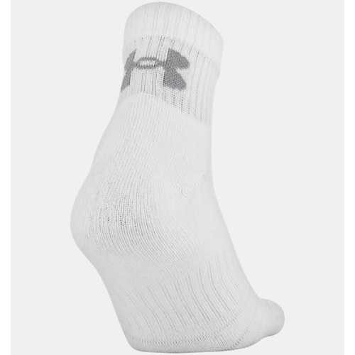 언더아머 Underarmour Unisex UA Training Cotton Quarter 6-Pack Socks