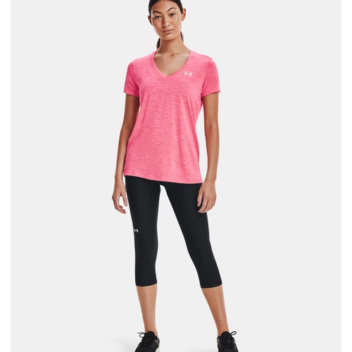 언더아머 Underarmour Womens UA Tech Twist V-Neck