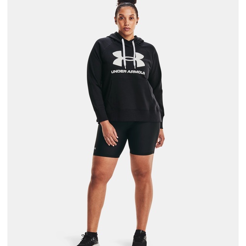 언더아머 Underarmour Womens UA Rival Fleece Logo Hoodie