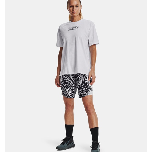 언더아머 Underarmour Womens UA Baseline Printed Shorts