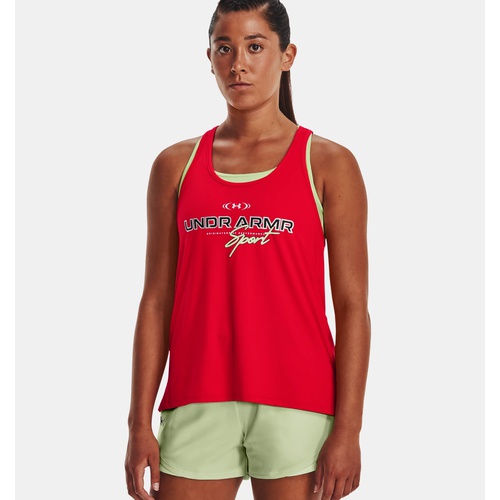 언더아머 Underarmour Womens UA Knockout Graphic Tank