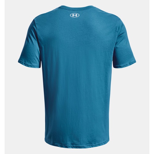 언더아머 Underarmour Mens UA Wordmark Paint Drops Short Sleeve