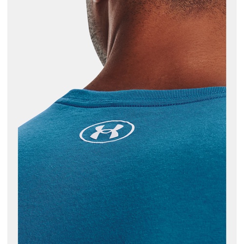 언더아머 Underarmour Mens UA Wordmark Paint Drops Short Sleeve