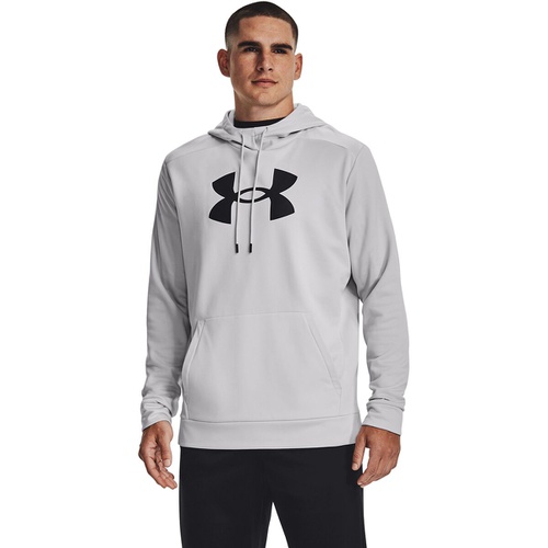 언더아머 Armour Fleece Big Logo HD Pullover Hoodie - Mens