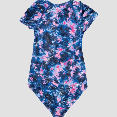 언더아머 Printed Short-Sleeve One-Piece Paddlesuit - Girls