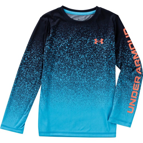 언더아머 Illumine Gradient Logo Long-Sleeve Shirt - Boys