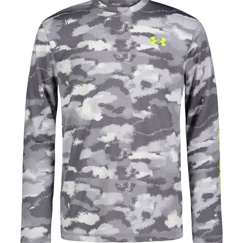 언더아머 Dissolve Camo Logo UPF Long-Sleeve Shirt - Boys