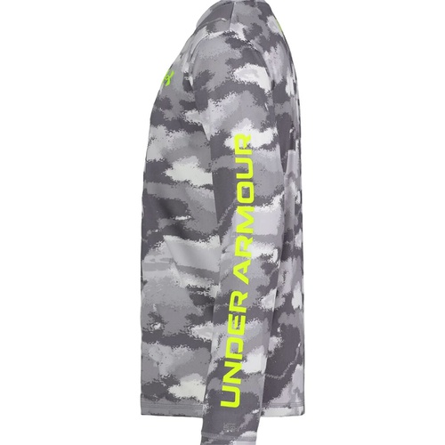 언더아머 Dissolve Camo Logo UPF Long-Sleeve Shirt - Boys