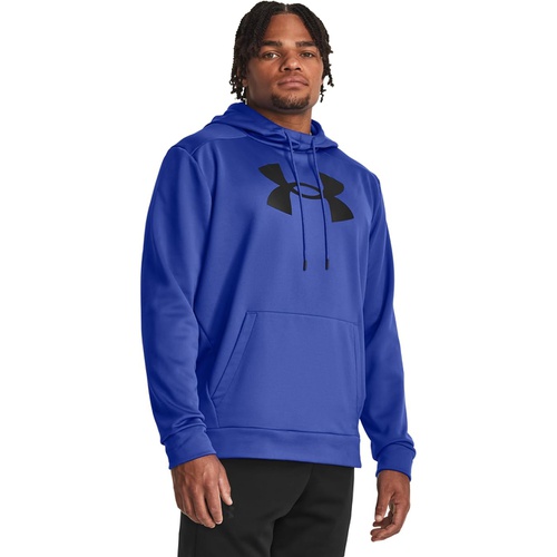 언더아머 Mens Under Armour Armour Fleece Big Logo Hoodie