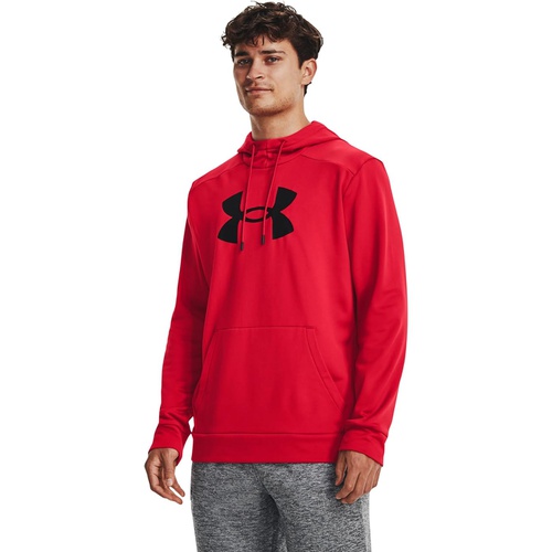 언더아머 Mens Under Armour Armour Fleece Big Logo Hoodie