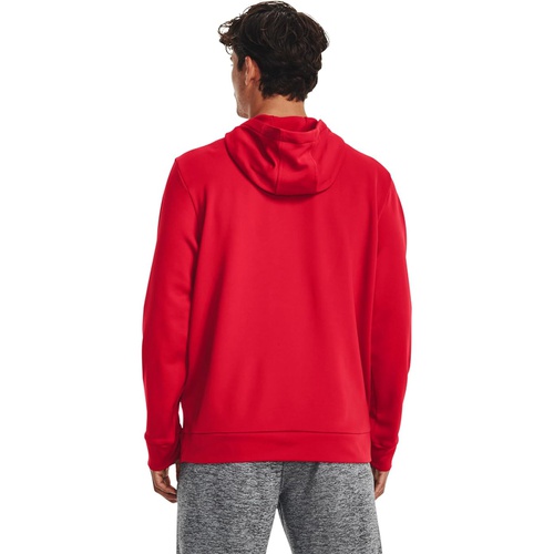 언더아머 Mens Under Armour Armour Fleece Big Logo Hoodie