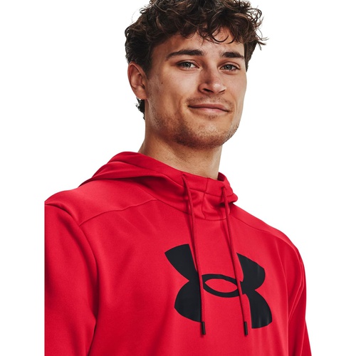 언더아머 Mens Under Armour Armour Fleece Big Logo Hoodie