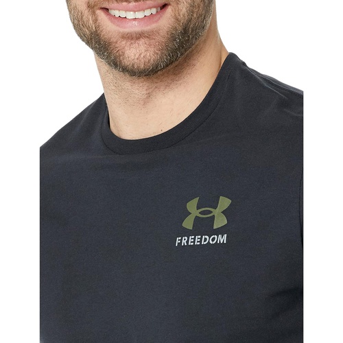 언더아머 Mens Under Armour New Freedom Banner T-Shirt