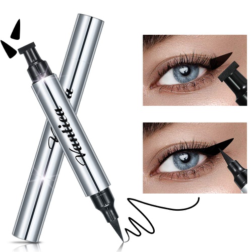  Eyeliner Stamp Wingliner - Vantica Liquid Eye liners for Women Black Eyeliner Pen Winged Eyeliner Pencil,Easy to use,Long Lasting,Smudge-proof, No Dipping