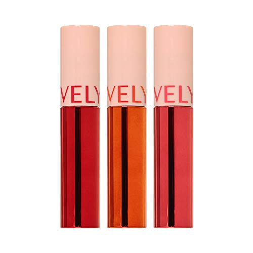  VELY VELY Honey Glow Lip Tint - Vivid Bright Color Moisturizing Lightweight Glossy Lip Stain (0.13 fl oz. / 3.8g) #Dear Orange