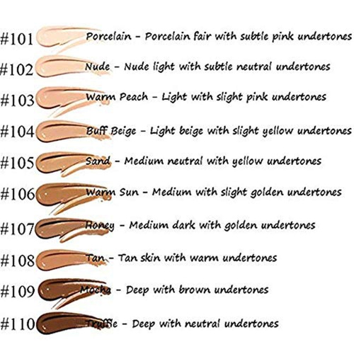  VENTIGA 2PCS Matte Oil Control Concealer Foundation Cream,30ml Natural Moisturizing Highlighting Long Lasting Waterproof Matte Liquid Foundation (102 Nude)