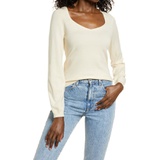 VERO MODA Karma V-Neck Sweater_BIRCH