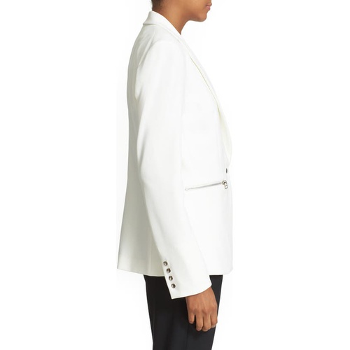  Veronica Beard Scuba Jacket_WHITE