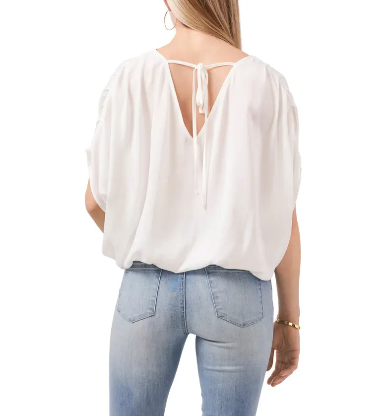  Vince Camuto Dolman Sleeve Blouson Top_NEW IVORY