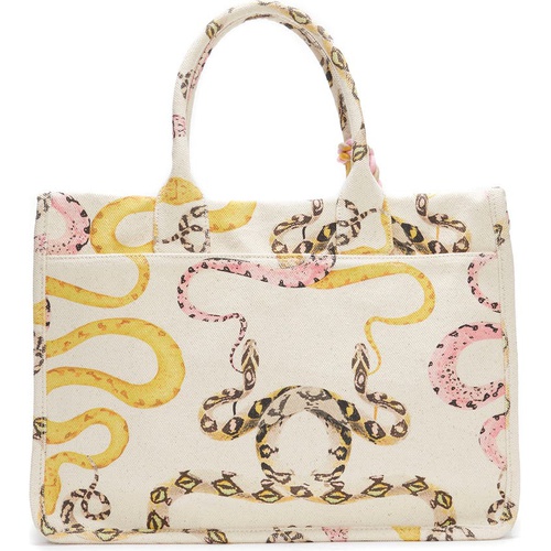  Vince Camuto Orla Canvas Tote_COILED SNAKE PRINT MULTI