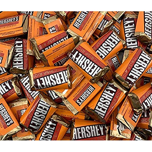  V RIVER FINN Hersheys Miniature Candy Bar Assortment, Wrapped, Bulk - Assorted Chocolate Minis - Great for Valentines Day, Easter, Candy Bowls, Events, Baking and More! (Dark Chocolate Krackel