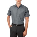 Van Heusen Mens Short Sleeve Dress Shirt Regular Fit Poplin Solid