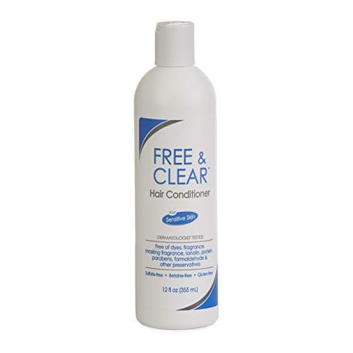  Vanicream Free & Clear Hair Conditioner For Sensitive Skin, Ounce Unscented 12 Fl Oz