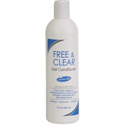  Vanicream Free & Clear Hair Conditioner For Sensitive Skin, Ounce Unscented 12 Fl Oz