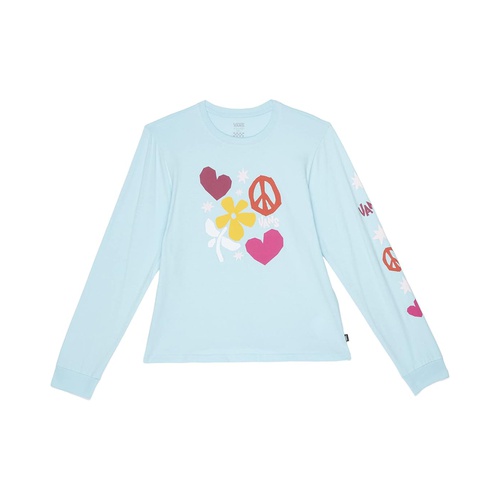 반스 Vans Kids Clippings Long Sleeve (Big Kids)