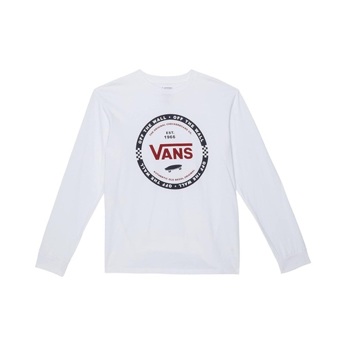 반스 Vans Kids Logo Check Long Sleeve (Big Kids)