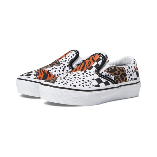 반스 Vans Kids Classic Slip-On Patchwork (Little Kid)