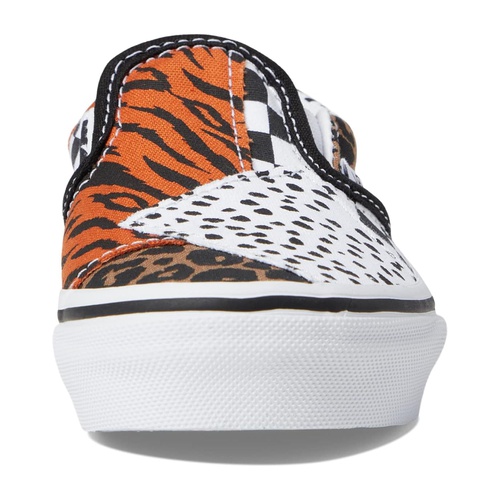 반스 Vans Kids Classic Slip-On Patchwork (Little Kid)