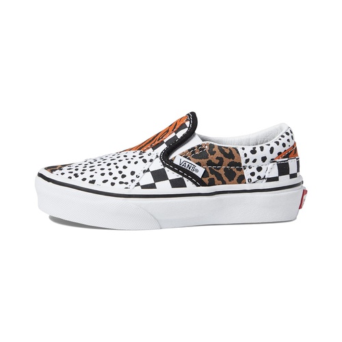 반스 Vans Kids Classic Slip-On Patchwork (Little Kid)