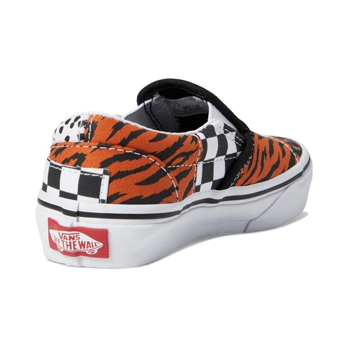 반스 Vans Kids Classic Slip-On Patchwork (Little Kid)