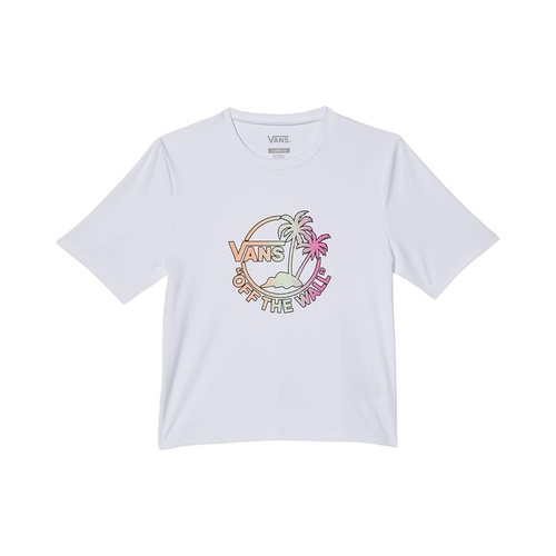 반스 Vans Kids Palms Short Sleeve Sun Shirt (Big Kids)