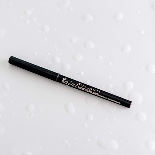  Vasanti Cosmetics VASANTI Kajal Waterline Eyeliner (Black) - Opthalmologist Approved and Tested Long-lasting Waterproof Paraben-Free Eye Makeup