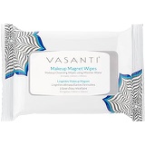 Vasanti Cosmetics VASANTI Makeup Magnet Wipes - Gentle Facial Makeup Remover Cleansing Wipes with Micellar Water Paraben and Cruelty Free Vegan Friendly