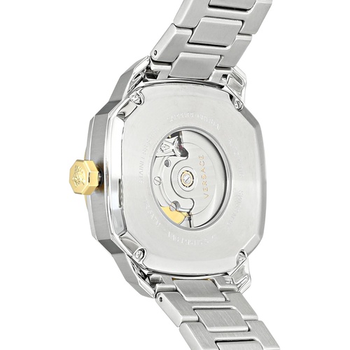 베르사체 Versace Mens Dylos Automatic Stainless Steel Casual Watch, Color:Two Tone (Model: VAG030016)