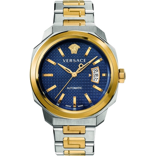 베르사체 Versace Mens Dylos Automatic Stainless Steel Casual Watch, Color:Two Tone (Model: VAG030016)