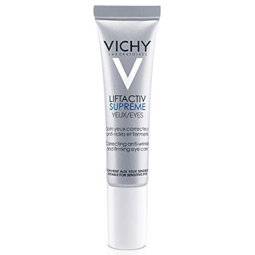  Vichy LiftActiv Supreme Anti Wrinkle Eye Cream, Firming Eye Cream with Caffeine for Dark Circles & Puffiness, Ophthalmologist Tested